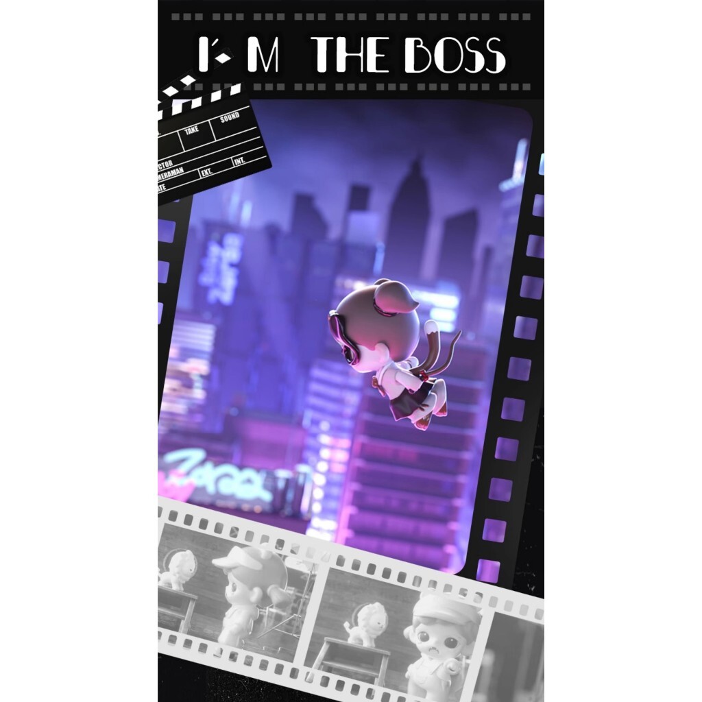 預購]Zoraa 我是大BOSS 系列全新中盒隱藏TNT SPACE 黑客密探BOSS 牛仔