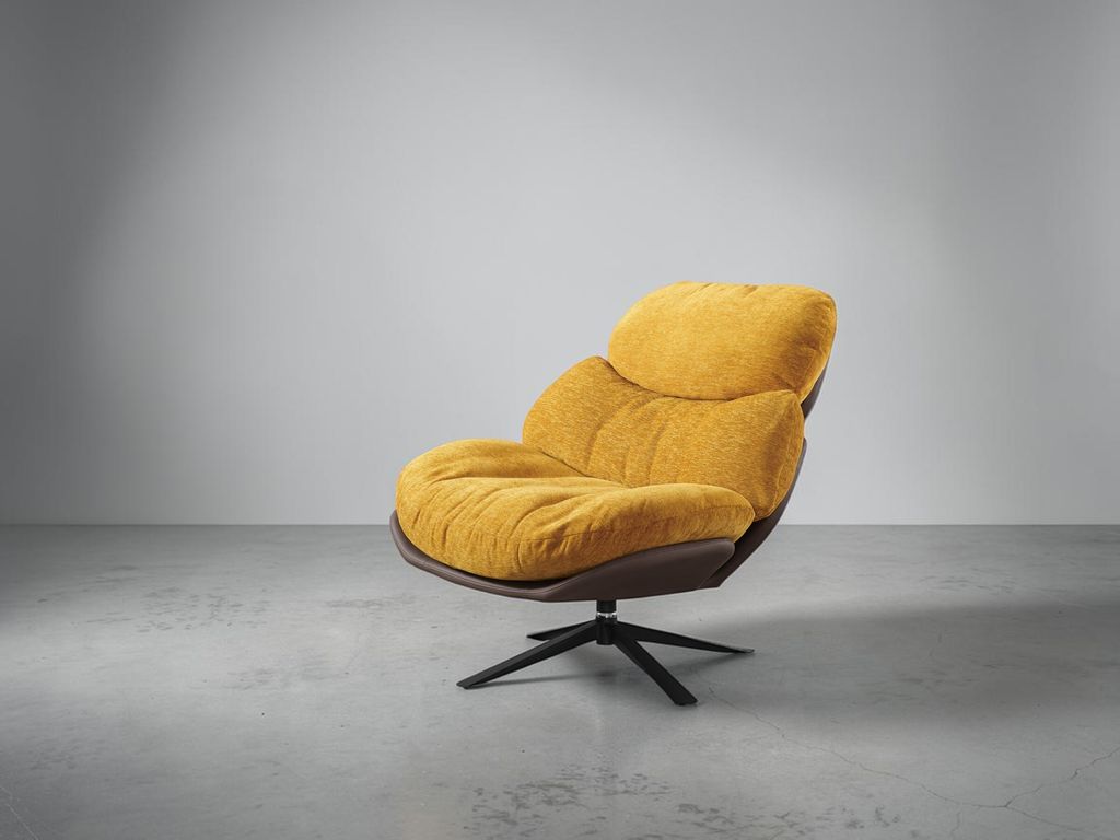 旋轉休閒椅(土黃色)