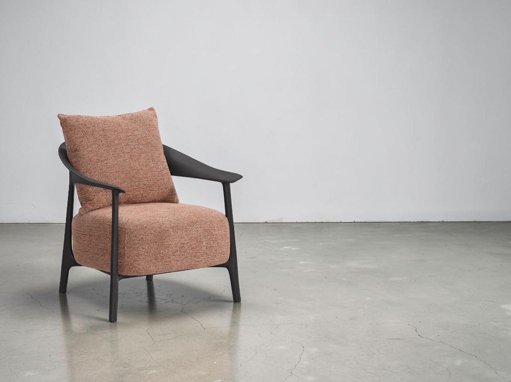 2703-3 柏爾休閒椅(橘色布)