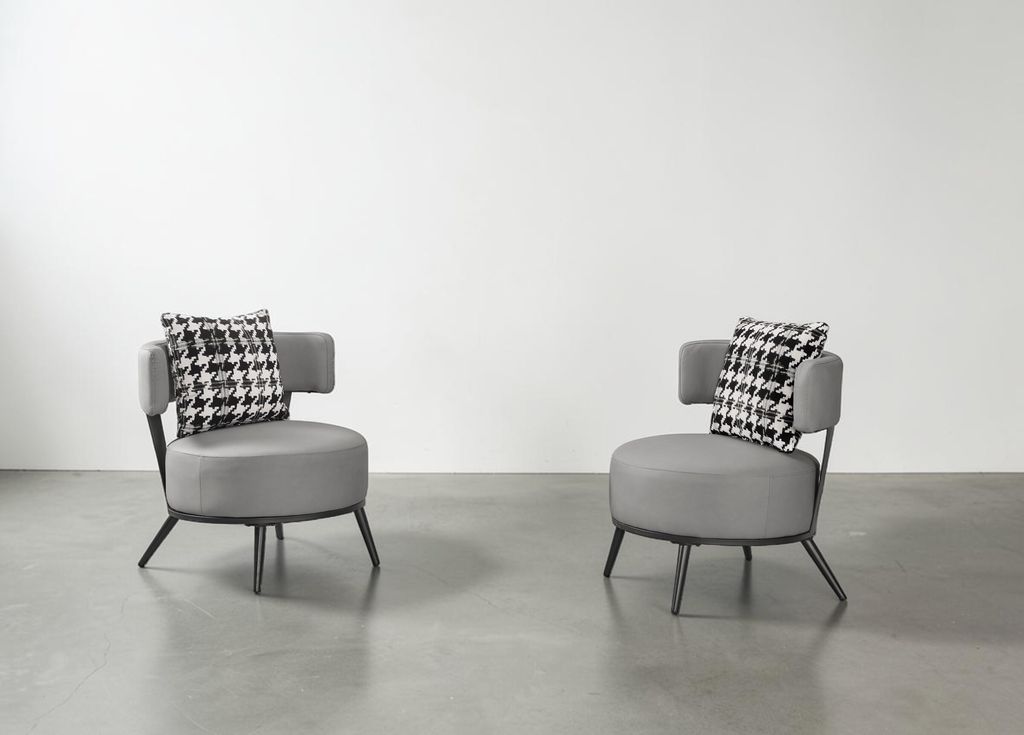 2711-3 克萊拉休閒椅(深灰色)