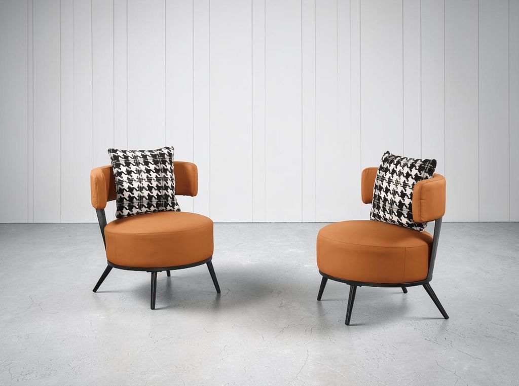 2711-1 克萊拉休閒椅(橘色)