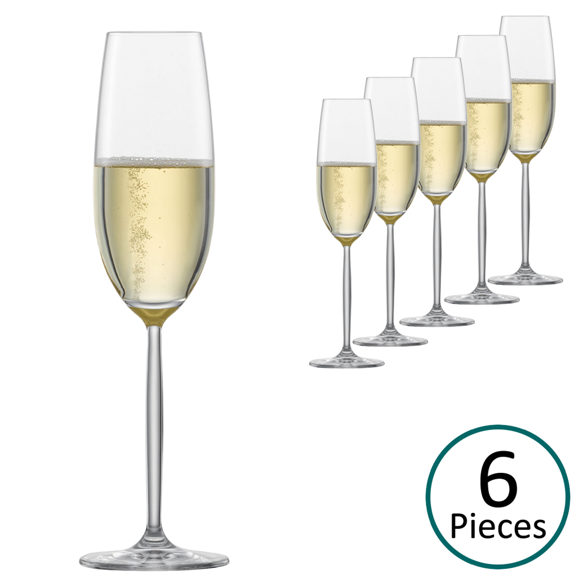 Schott Zwiesel Tritan Pure Champagne 6 Flutes