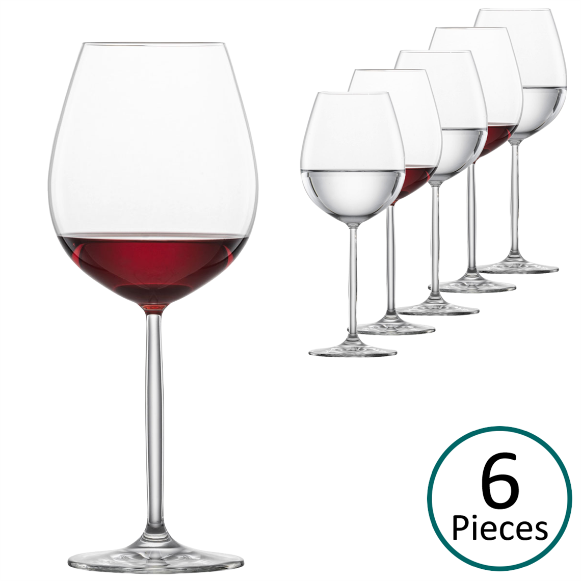 Schott Zwiesel - Diva Wine Glass, water / red wine (set of 2)