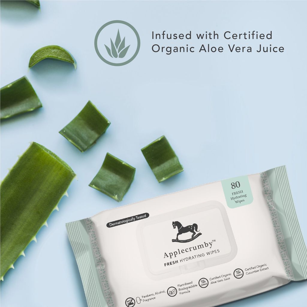 Fresh Hydrating Cucumber Extract Baby Wipes3
