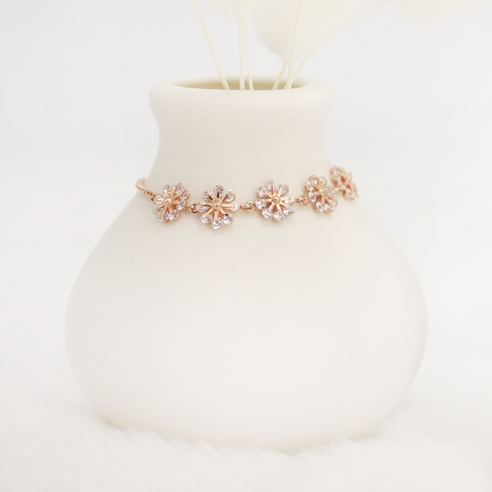 Pink Heartbeat Diamond Bracelet (3)