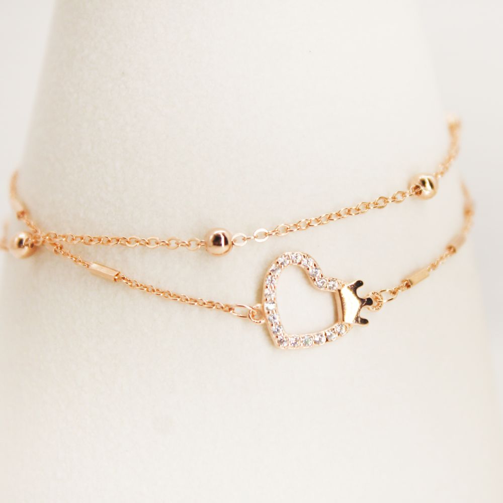 Pink Heartbeat Diamond Bracelet (27)