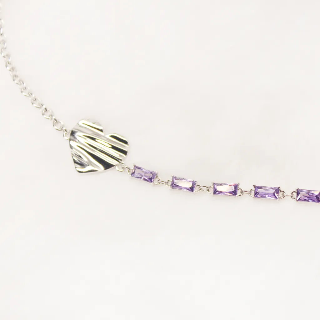 Pink Heartbeat Diamond Bracelet (34)