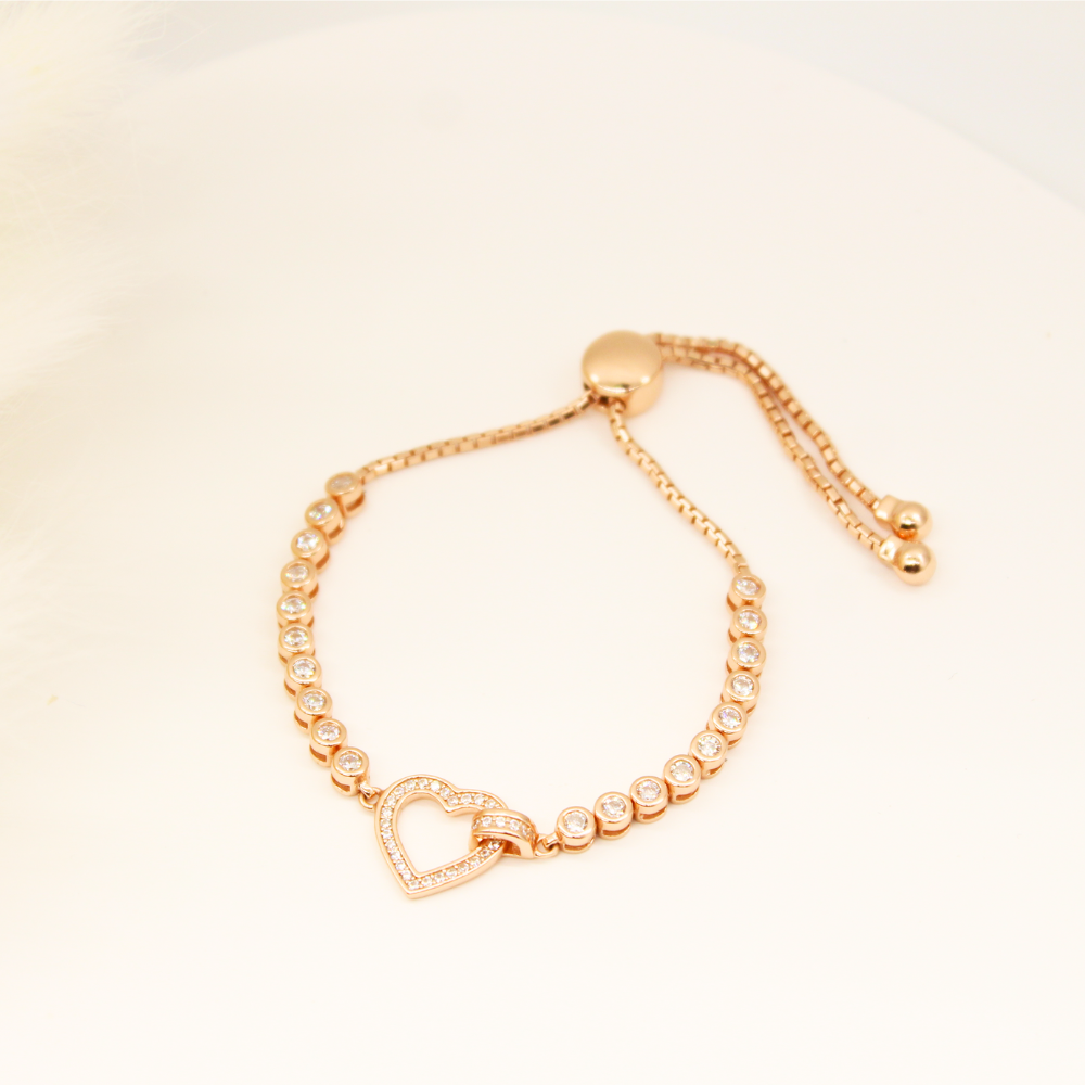 Pink Heartbeat Diamond Bracelet (40)