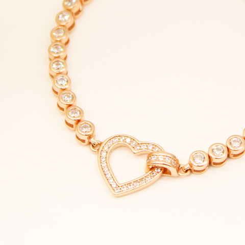 Pink Heartbeat Diamond Bracelet (41)