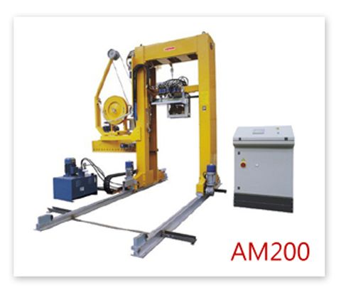 AM200 鋼帶全自動打包機 自動包裝機 半自動打包機 全自動打包機 自動打帶機 自動捆包機 全自動捆包機