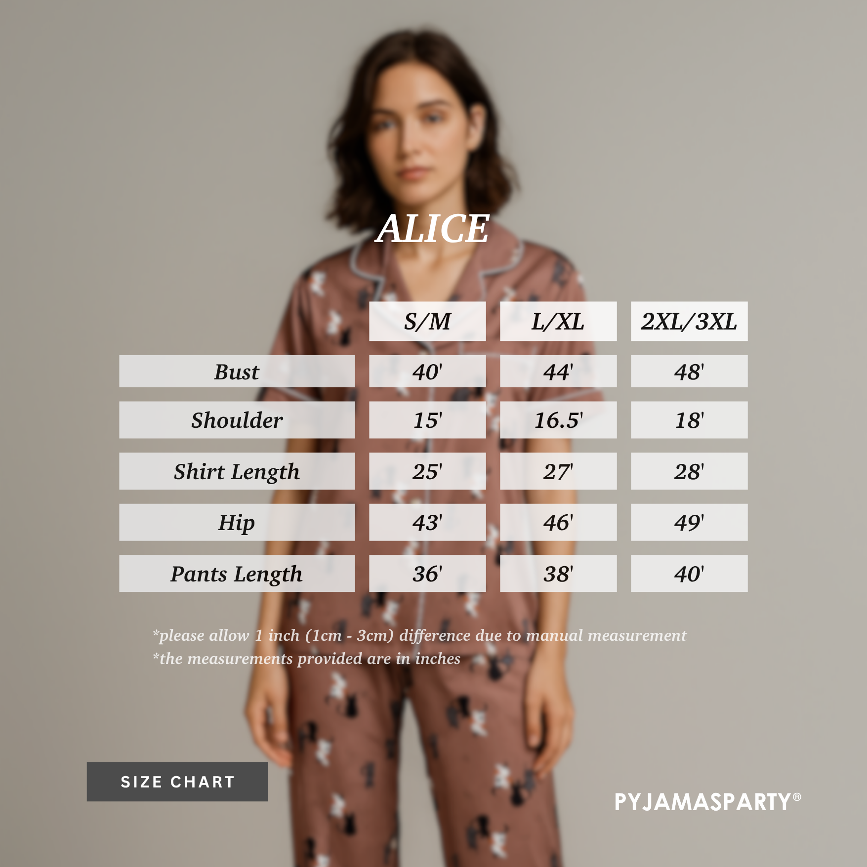Alice - Size Chart (New)