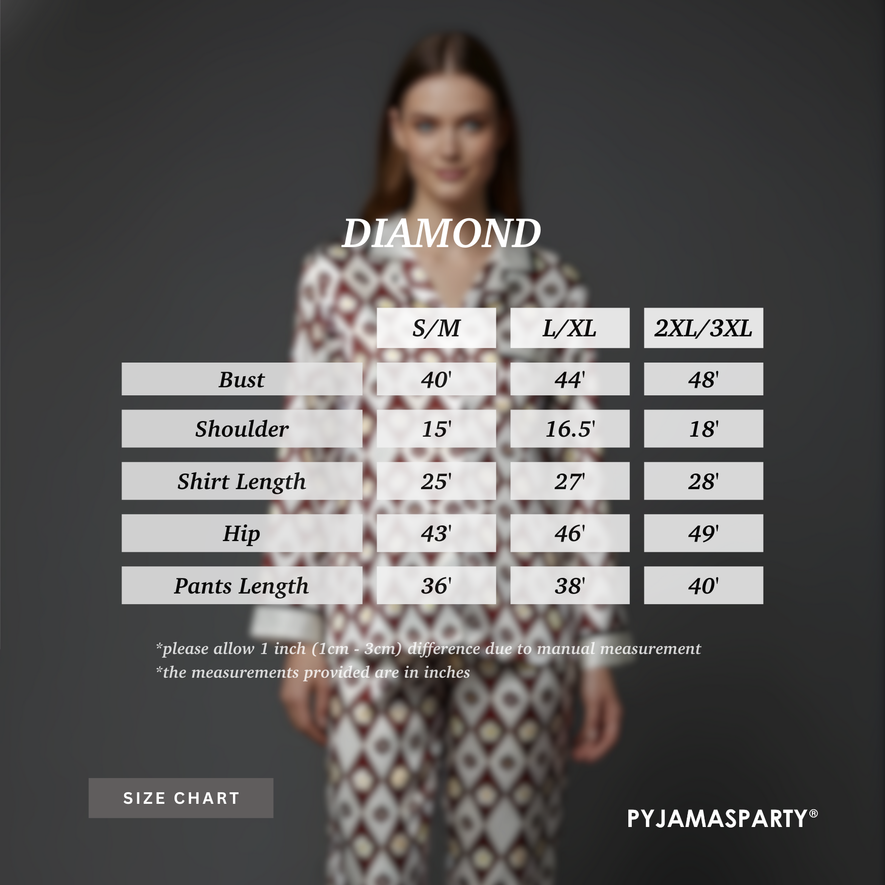 Diamond - Size Chart (New)