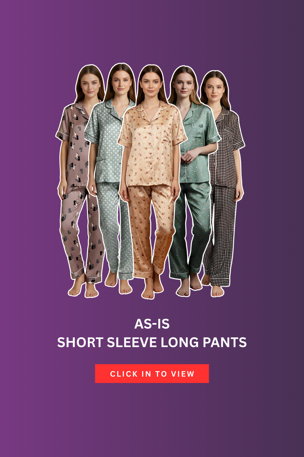 Front Cover SHORT SLEEVE LONG PANTS