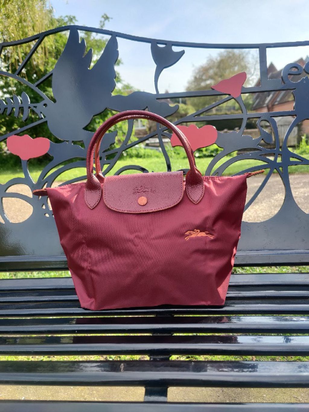 Longchamp le pliage garnet red online
