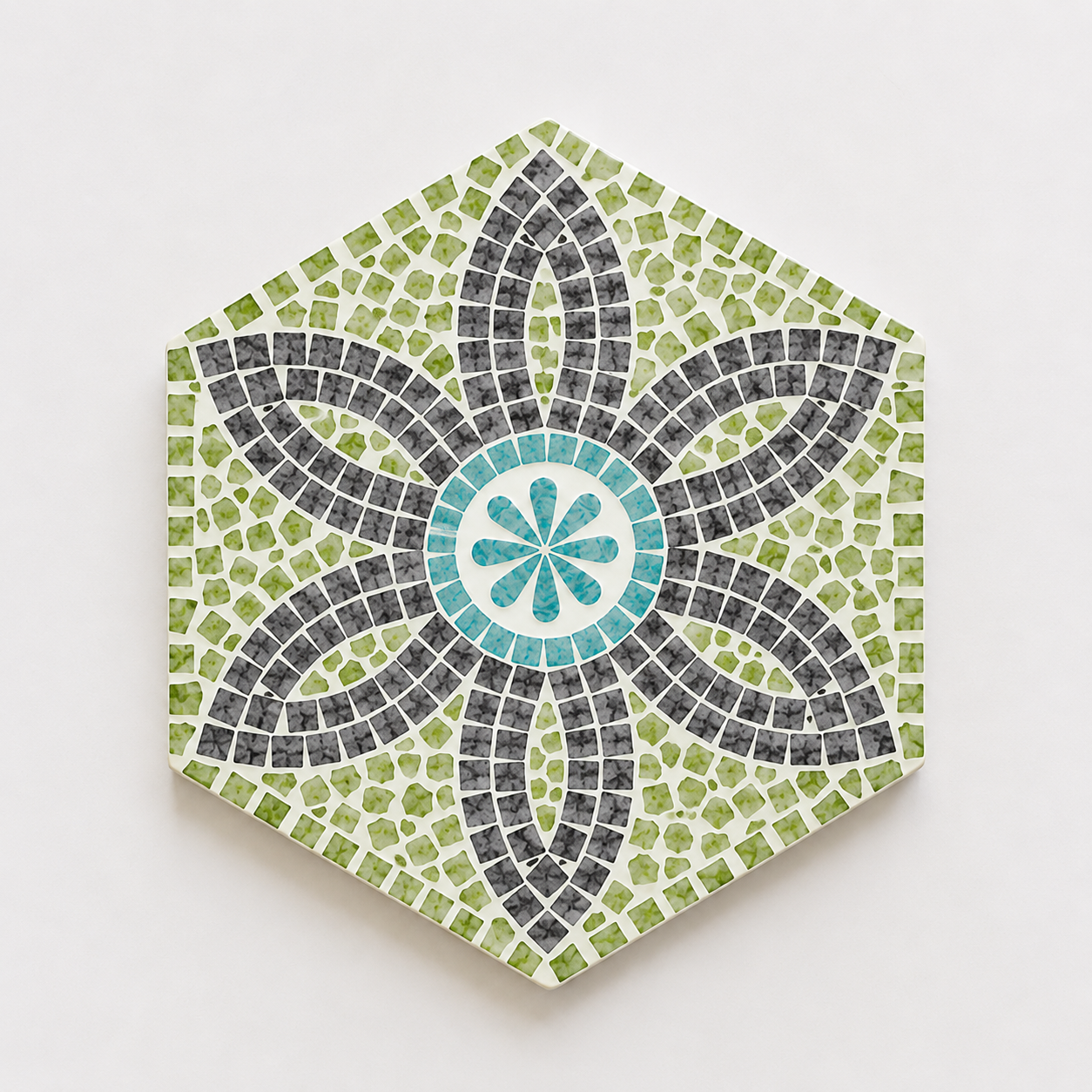 Olive Mist Mother of Pearl Lazy Susan 01