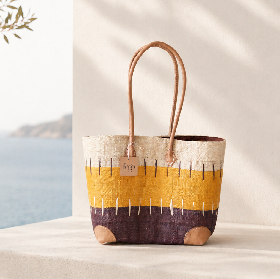 HA-16 Wanderlust Raffia Tote 08