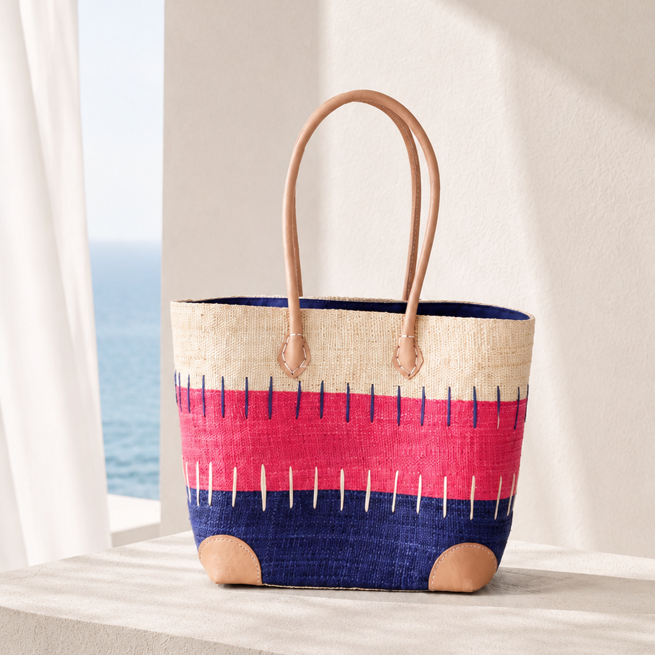 HA-16 Wanderlust Raffia Tote 06