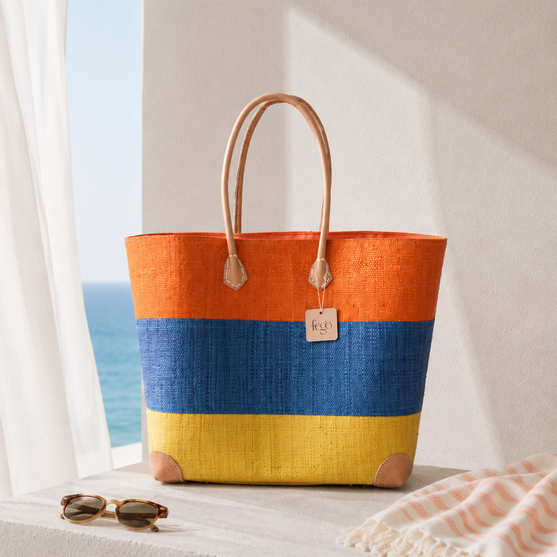 HA-16 Wanderlust Raffia Tote 02