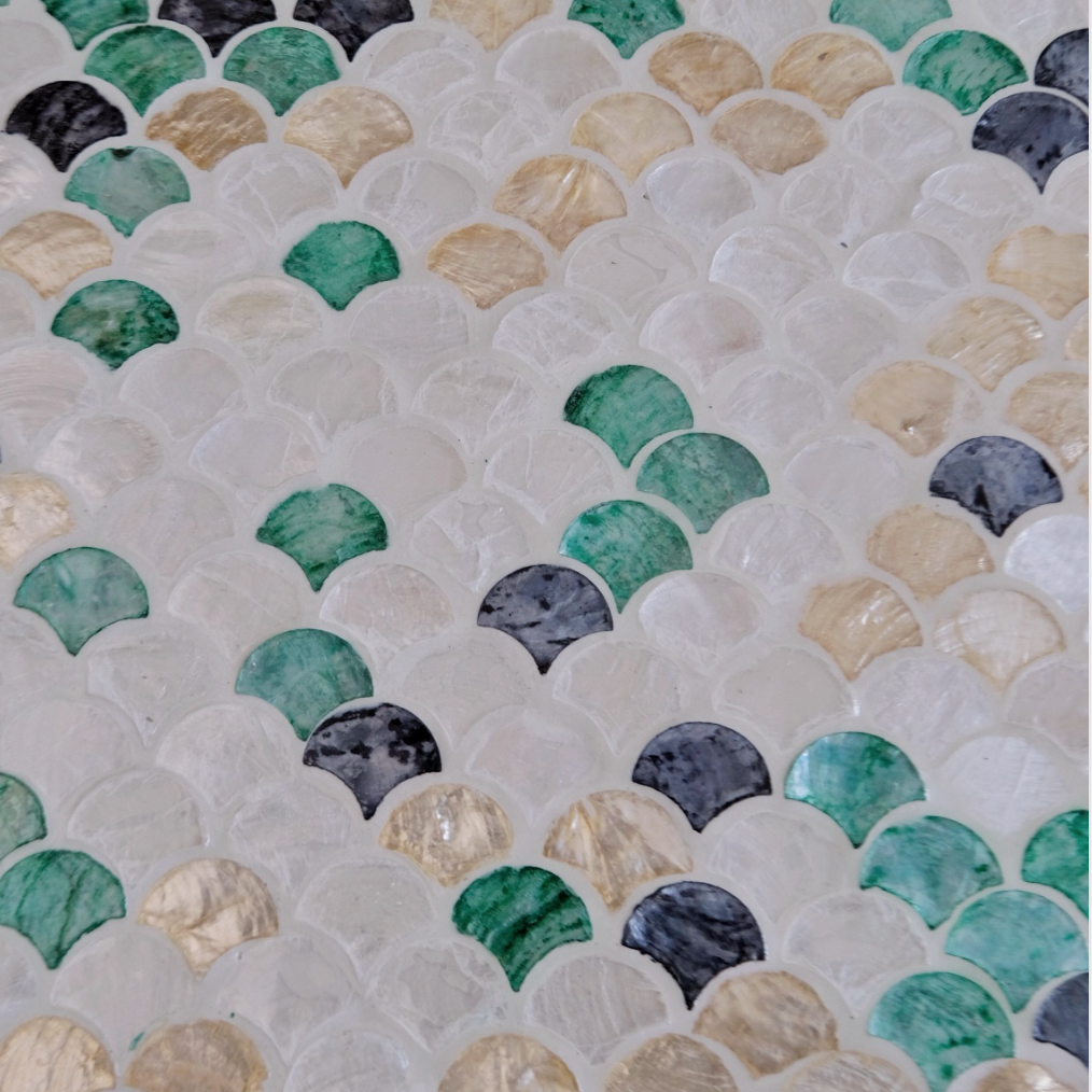 HK-41 Jade Tide Mother of Pearl Lazy Susan 02