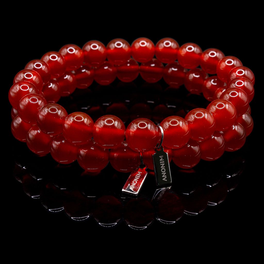 Classic Red Agate 8mm 4