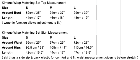 kimonowrapsetmeasurements