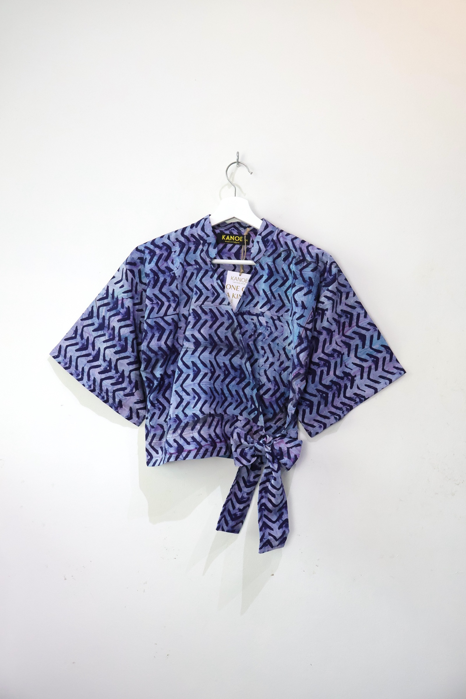 Kimono Wrap Top - Mist Blue [Handmade] 