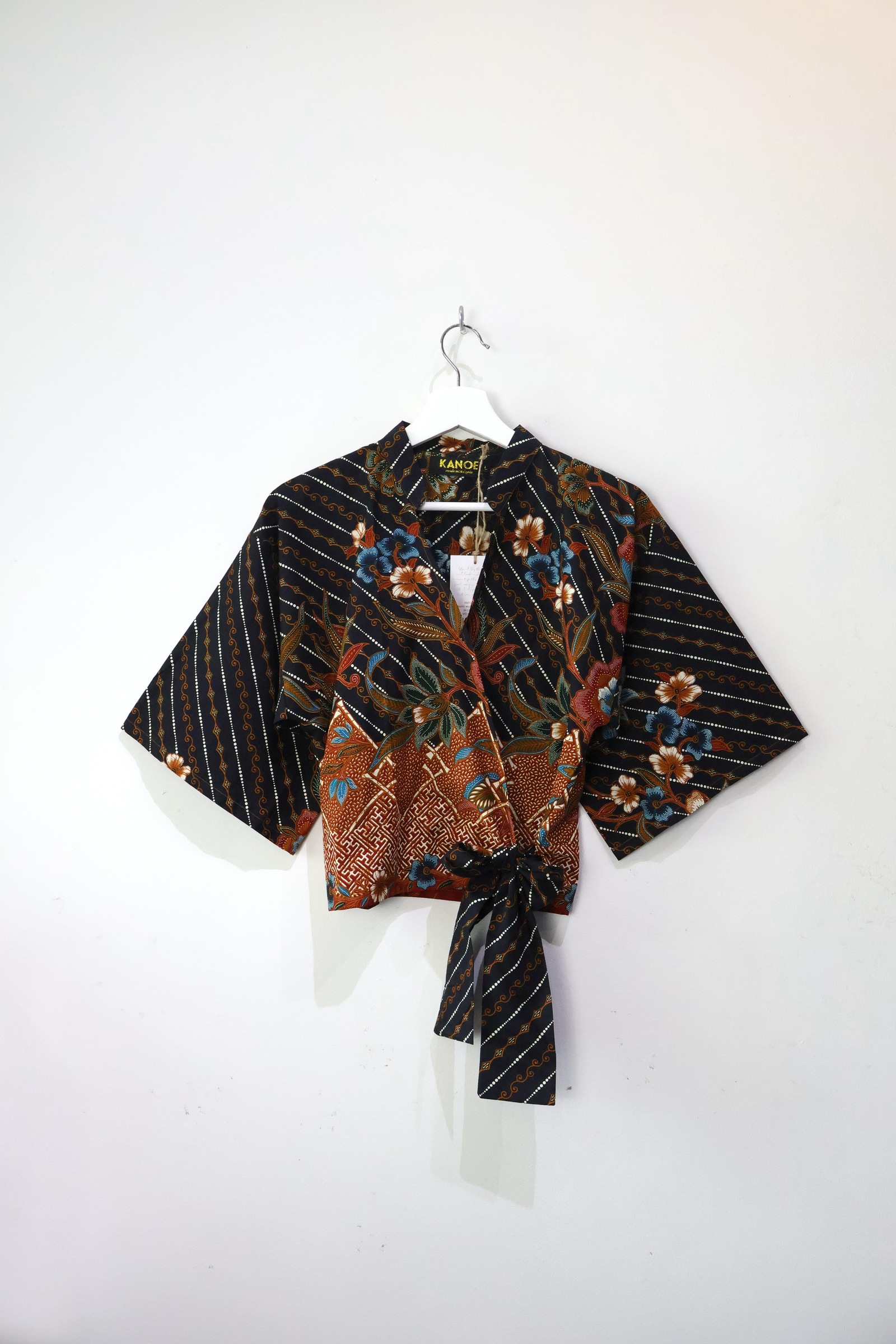 Kimono Wrap Top - Night Bloom