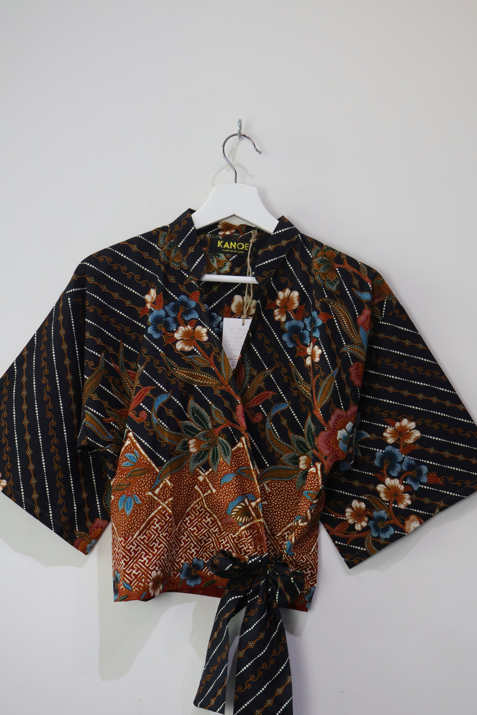Kimono Wrap Top - Night Bloom