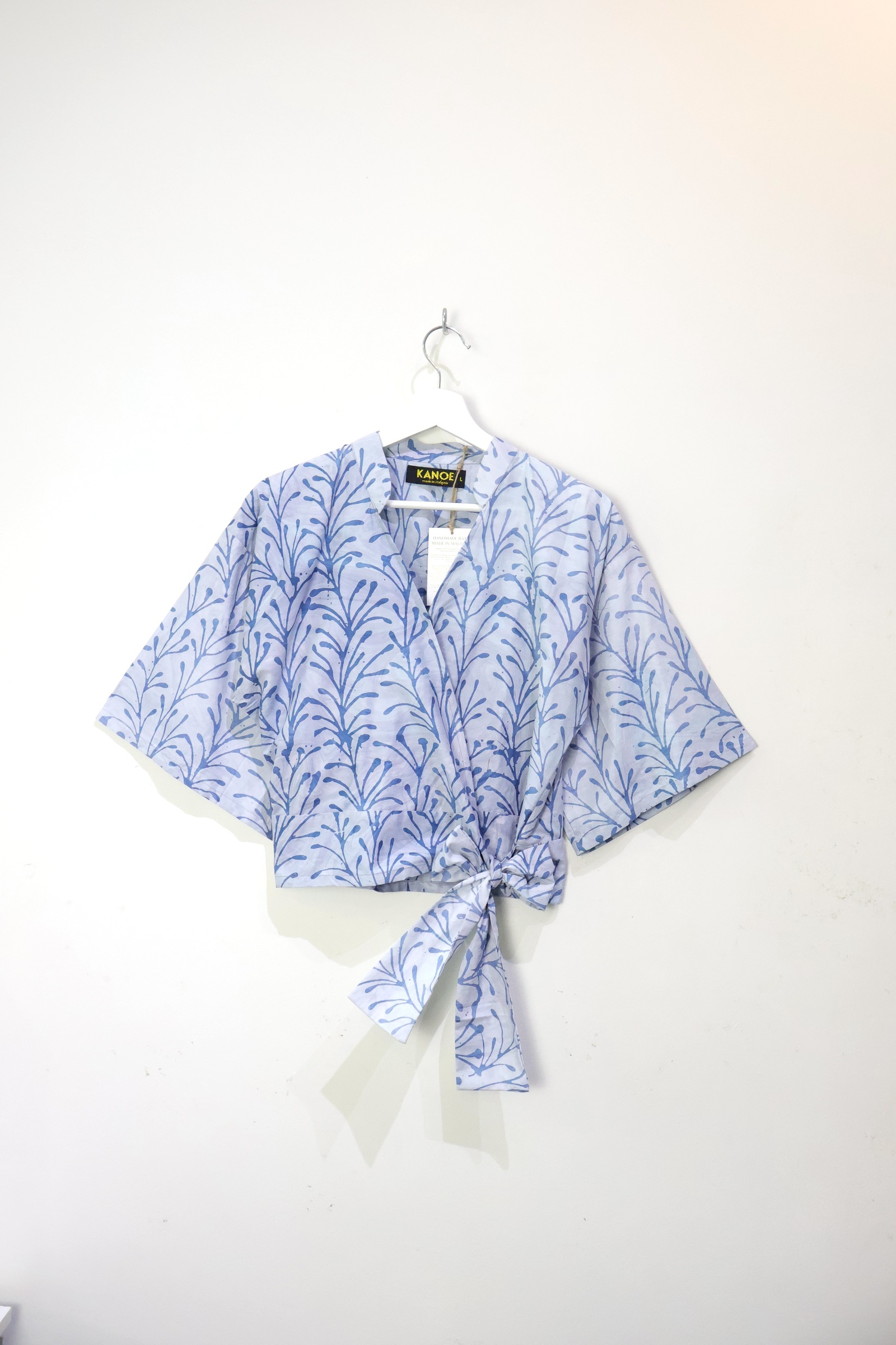 Kimono Wrap Top - Sapphire Dream [Handmade] [L]