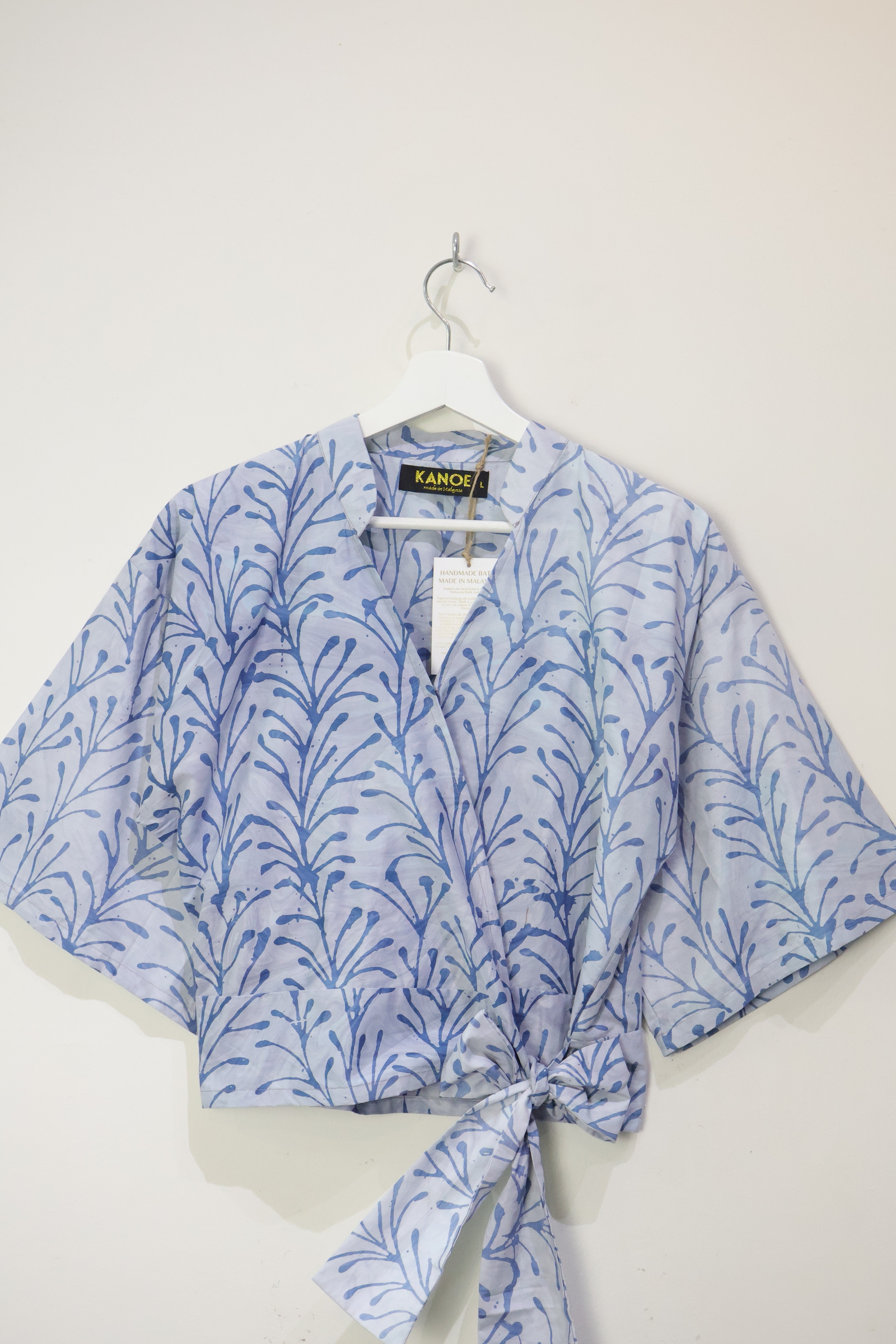 Kimono Wrap Top - Sapphire Dream [Handmade] [L]