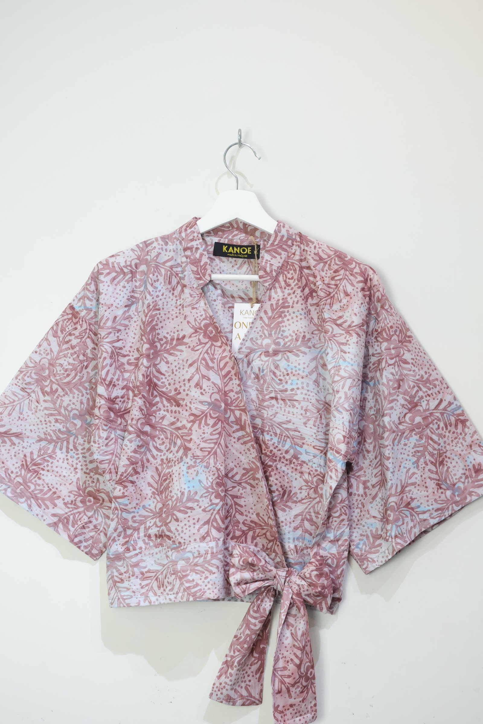 Kimono Wrap Top - Papaya Bliss [Handmade] [XL]