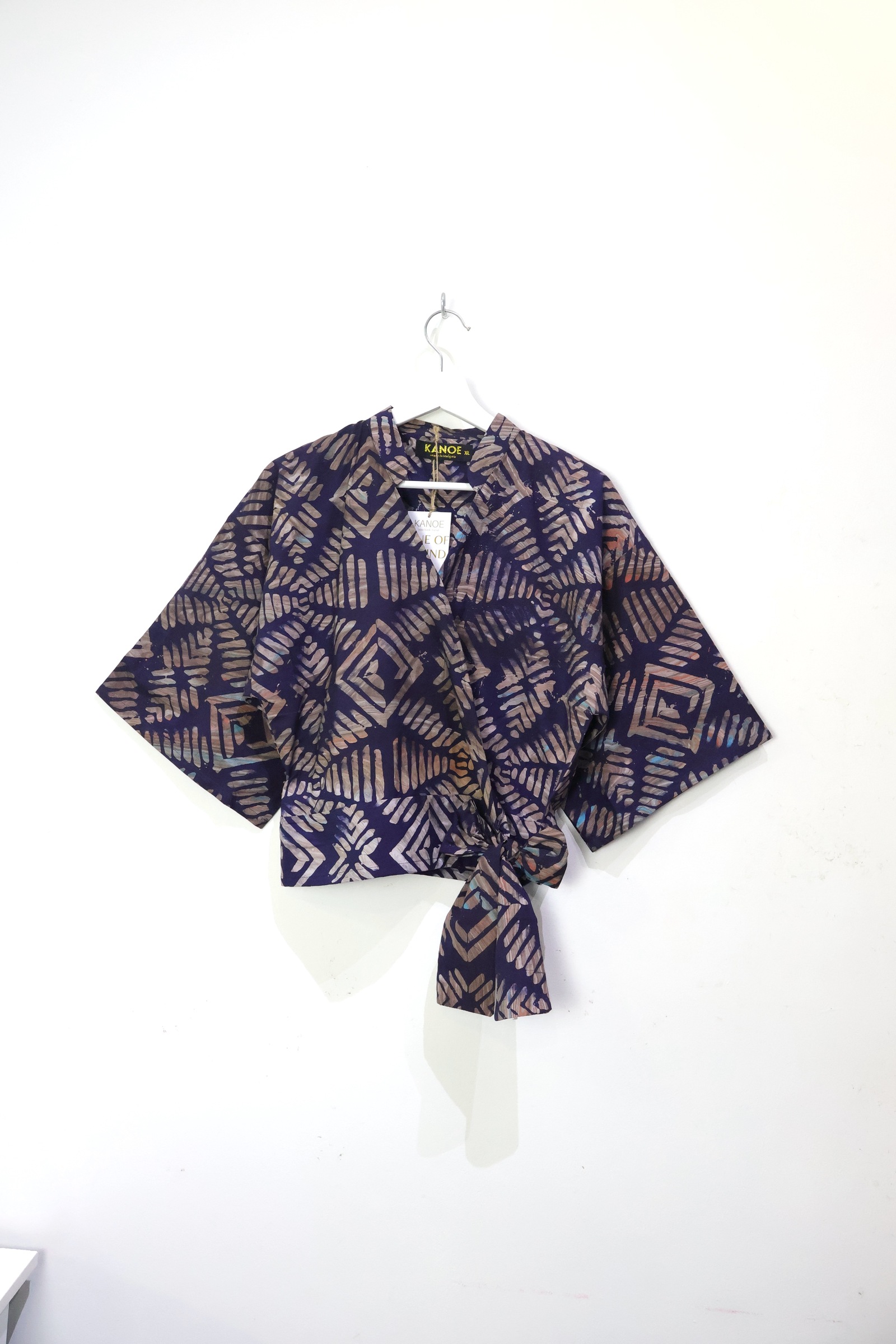 Kimono Wrap Top - Black Muse [Handmade] [XL]