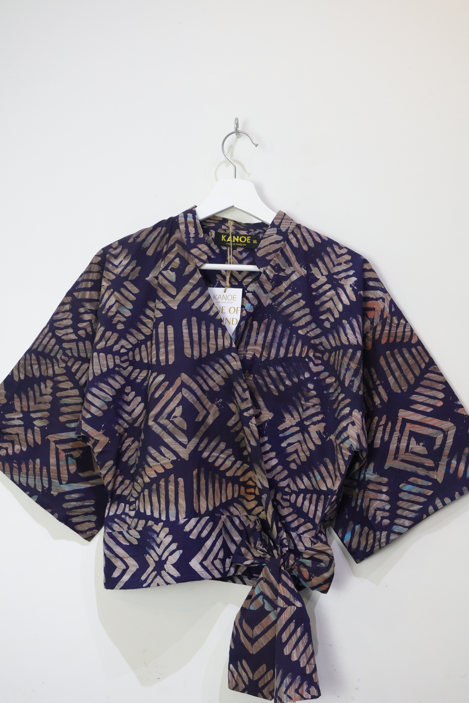 Kimono Wrap Top - Black Muse [Handmade] [XL]