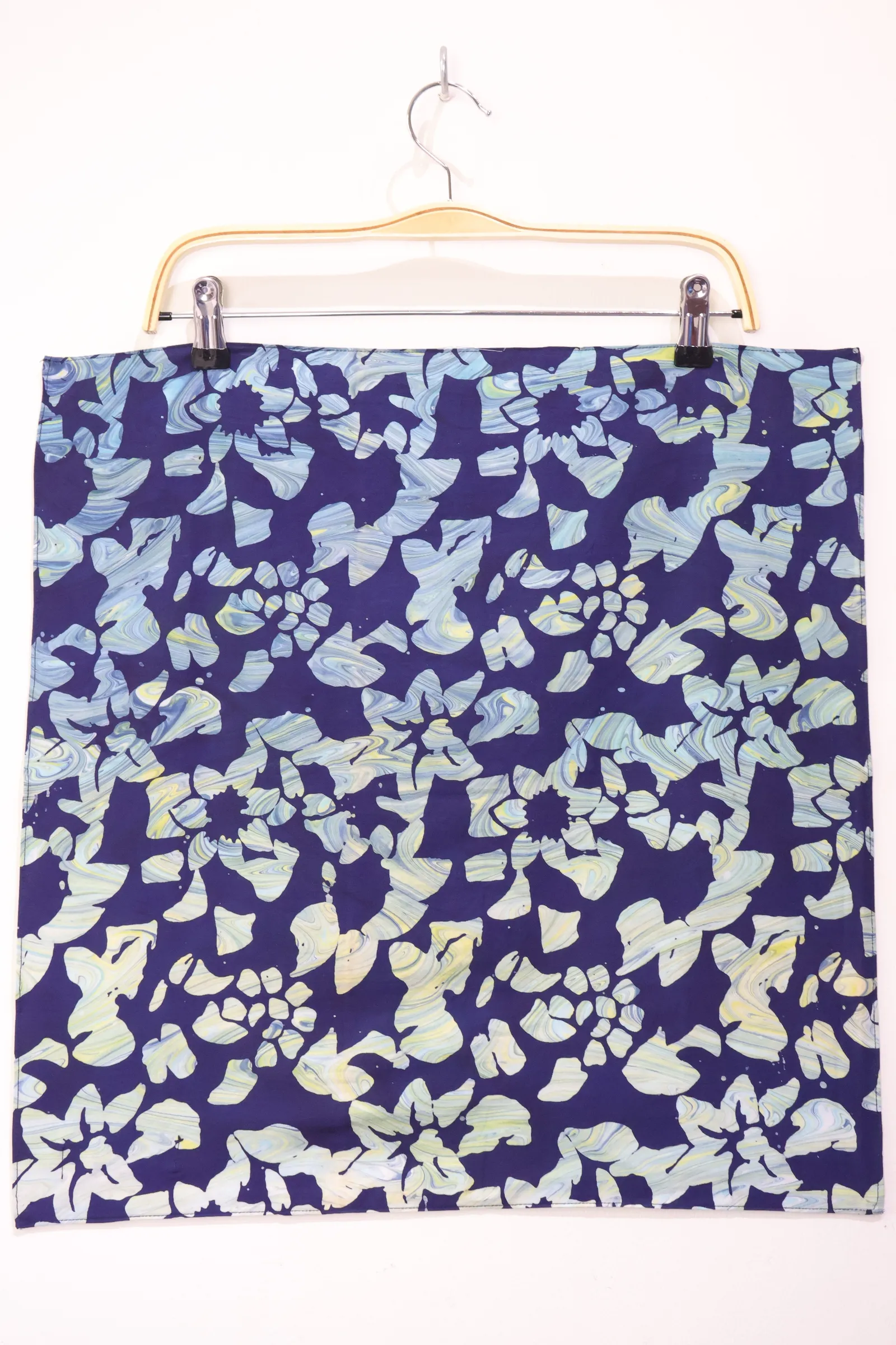 Batik Square Scarf - Aokaze [ Handmade ]