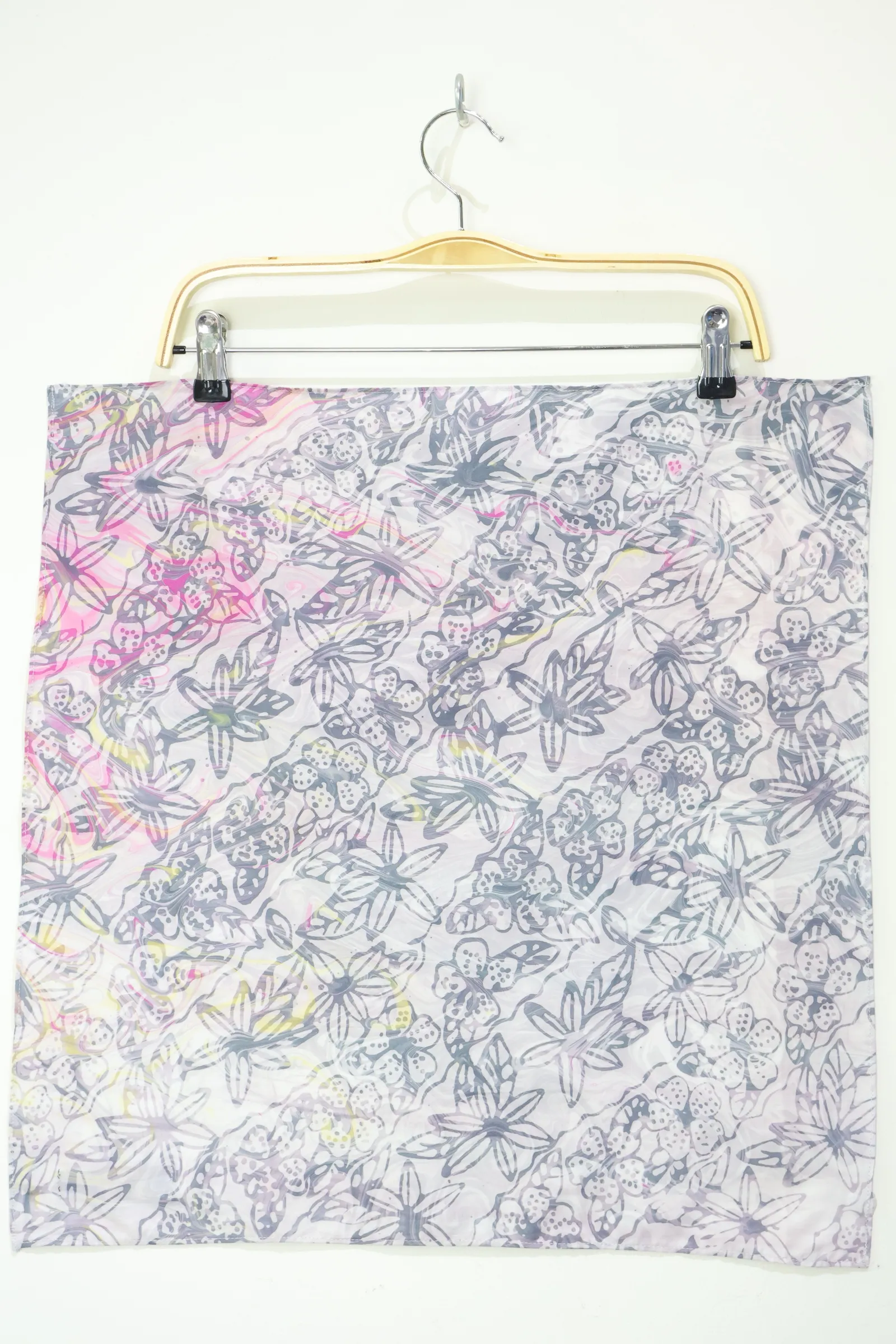 Batik Square Scarf - Yuki [ Handmade ]