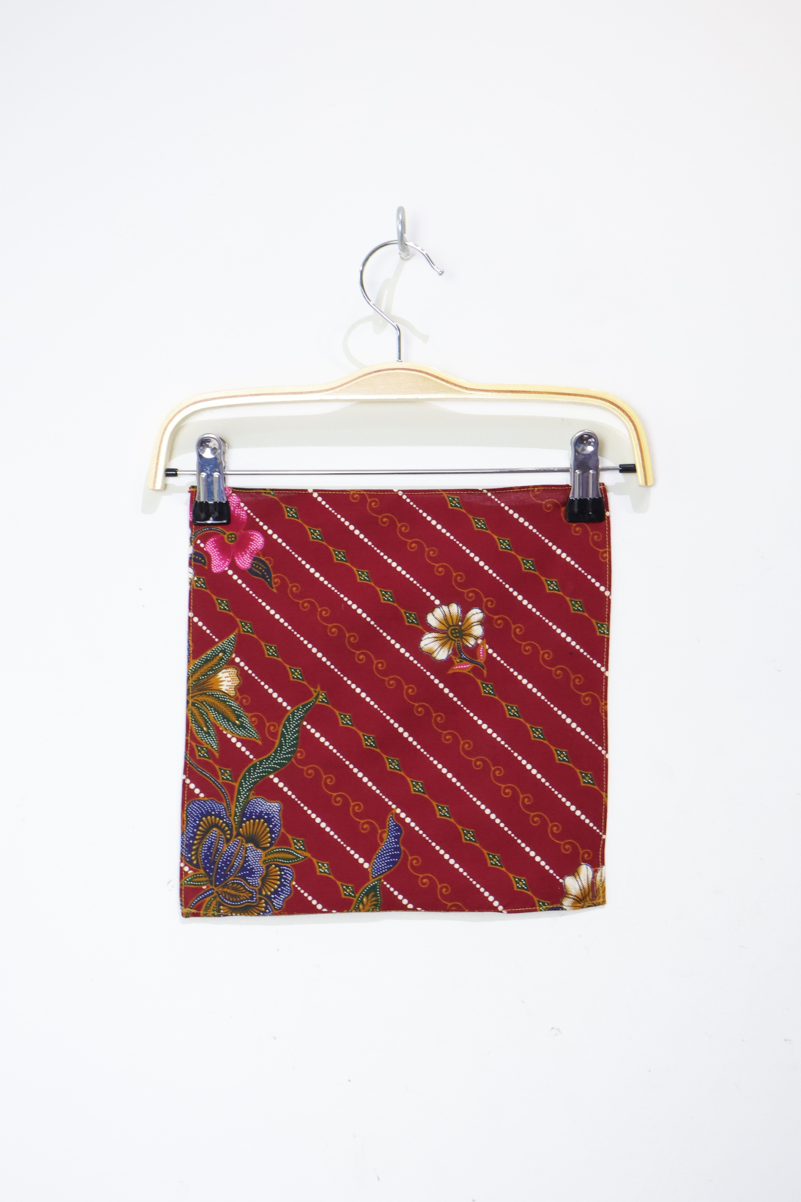 Mini Batik Square Scarf - Beni