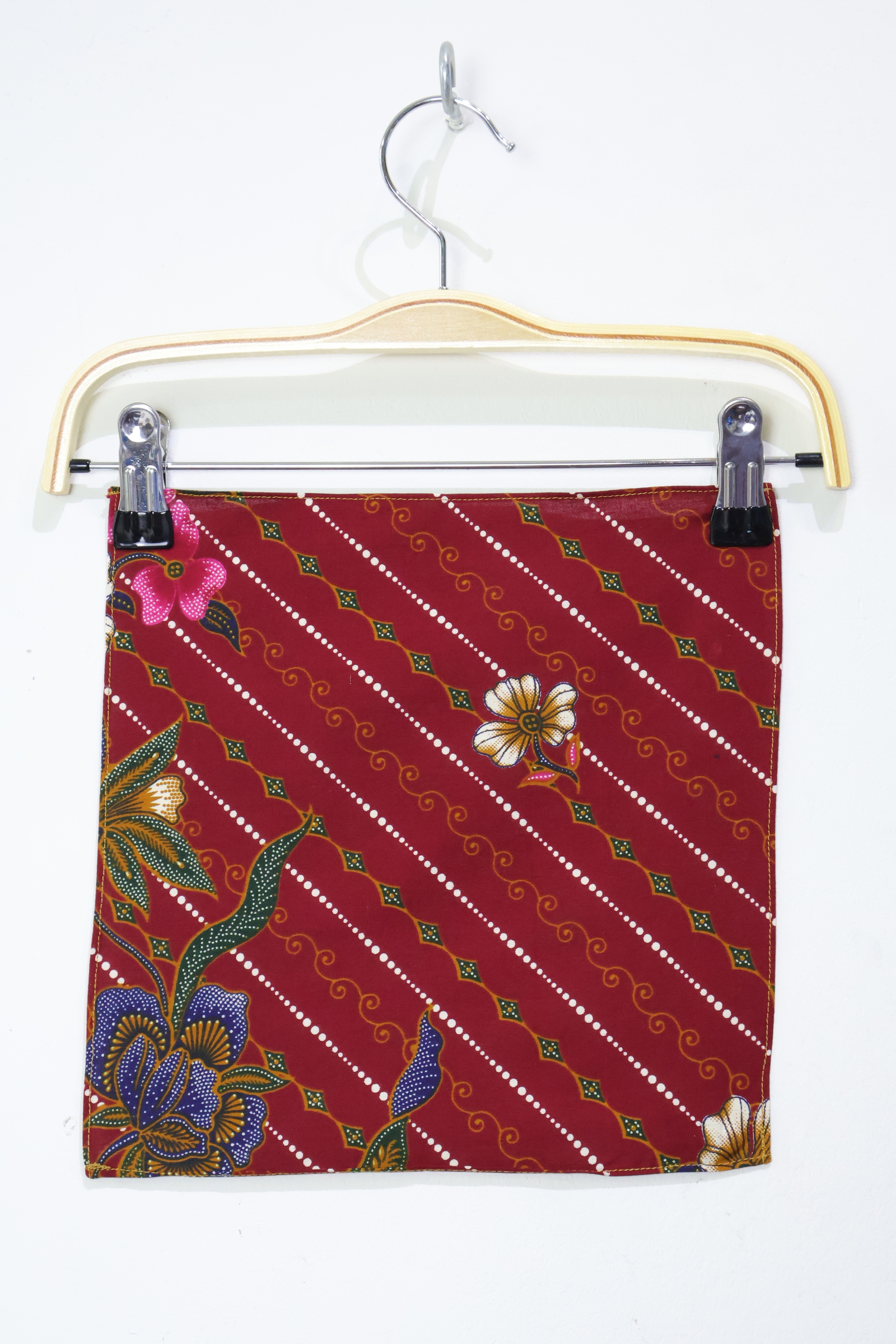 Mini Batik Square Scarf - Beni