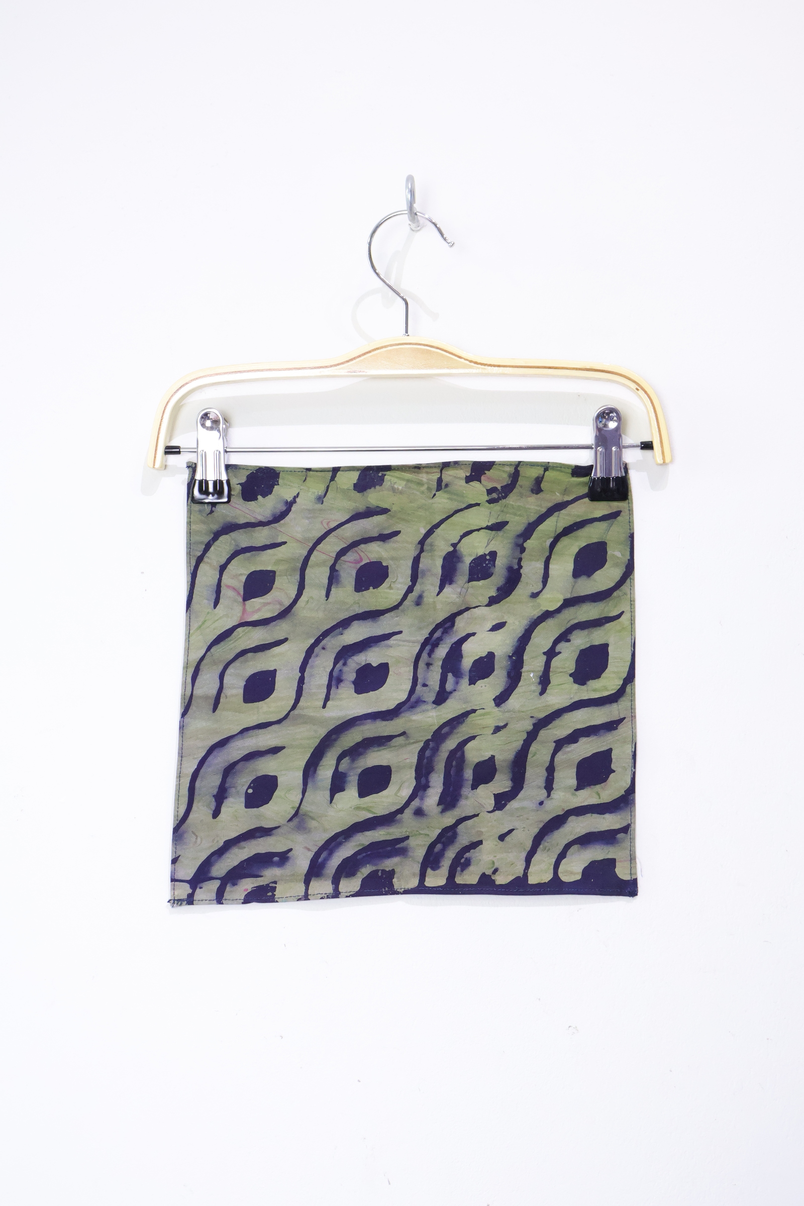 Mini Batik Square Scarf - Aoba [ Handmade ]