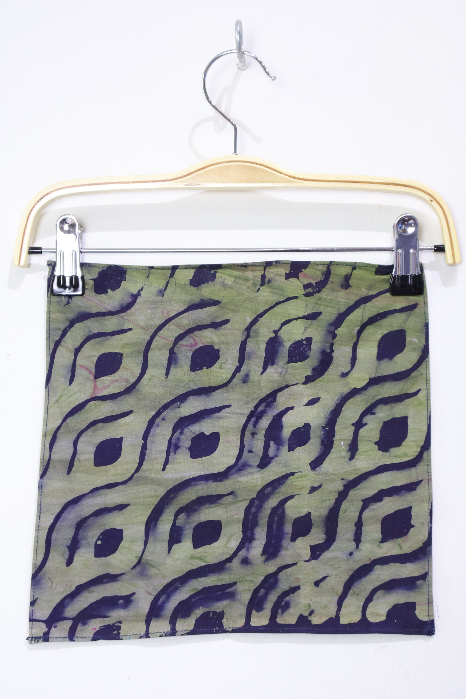 Mini Batik Square Scarf - Aoba [ Handmade ]