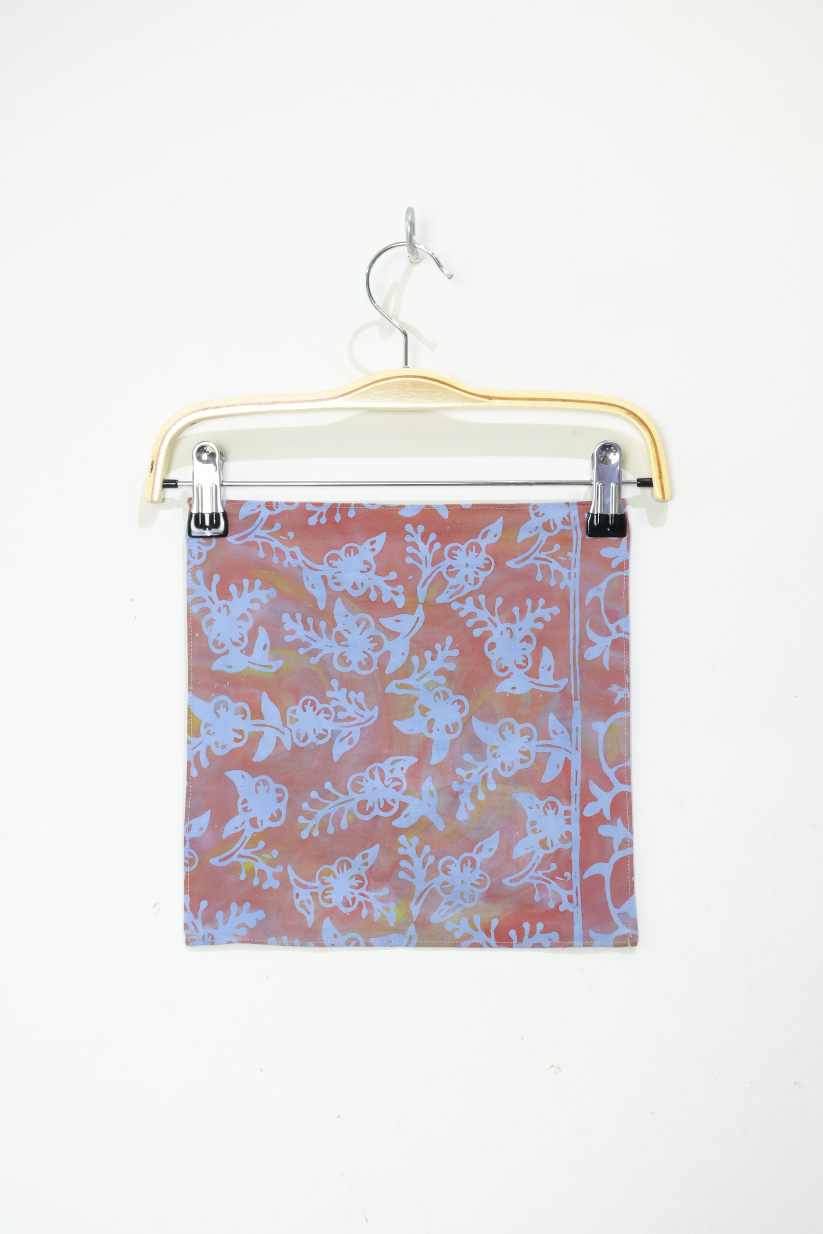 Mini Batik Square Scarf - Moku [ Handmade ]