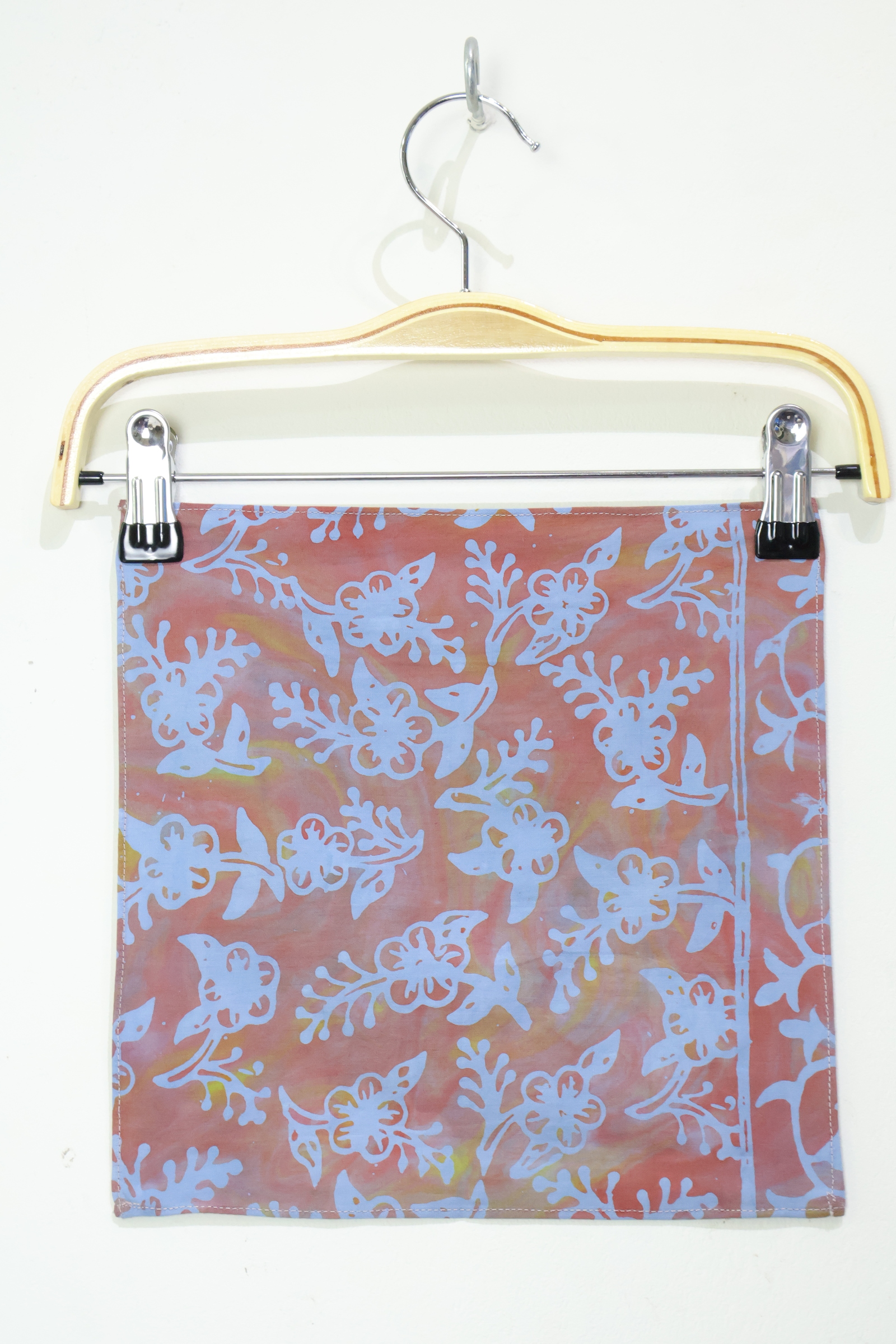 Mini Batik Square Scarf - Moku [ Handmade ]