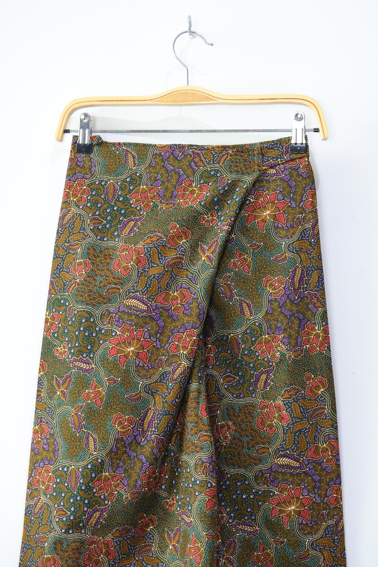 Batik Wrap Pants - Willow [S-M]
