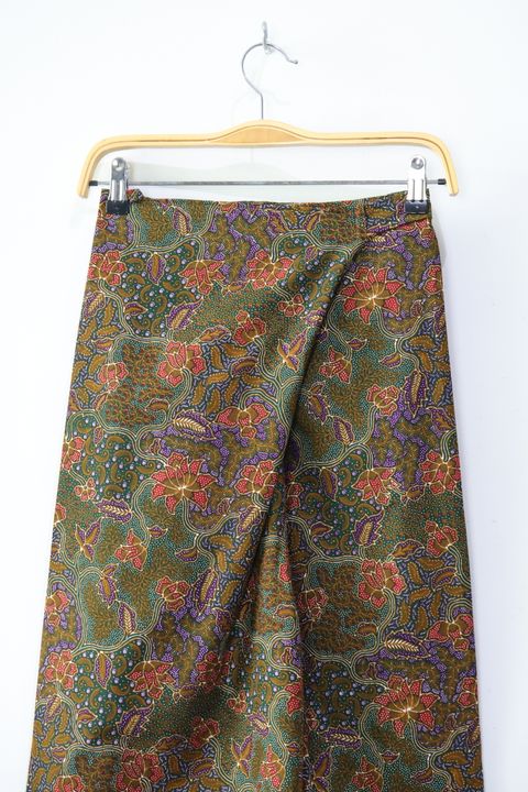 Batik Wrap Pants - Willow [S-M]