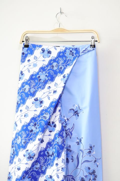Batik Wrap Pants - Bluebell