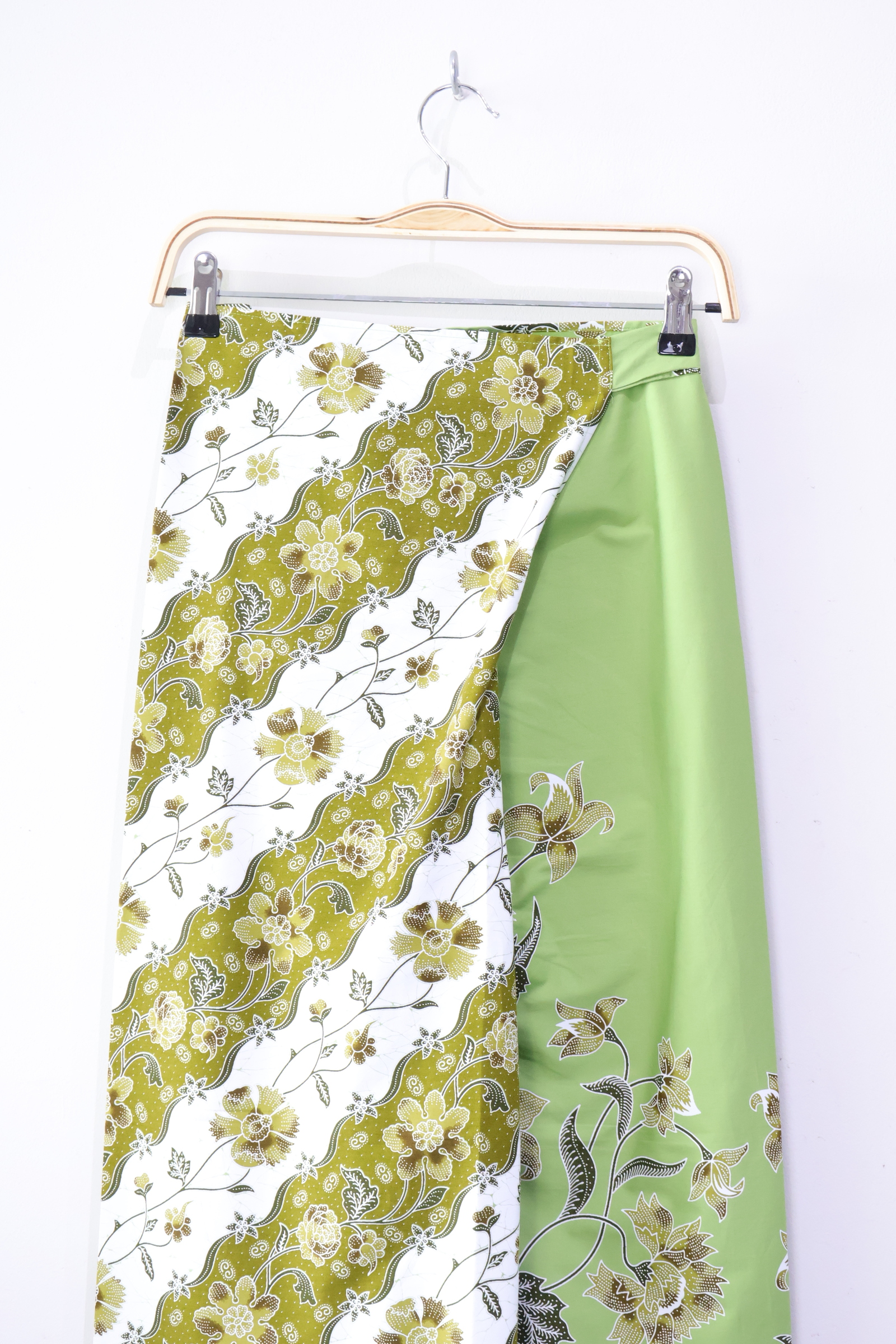 Batik Wrap Pants - Matcha
