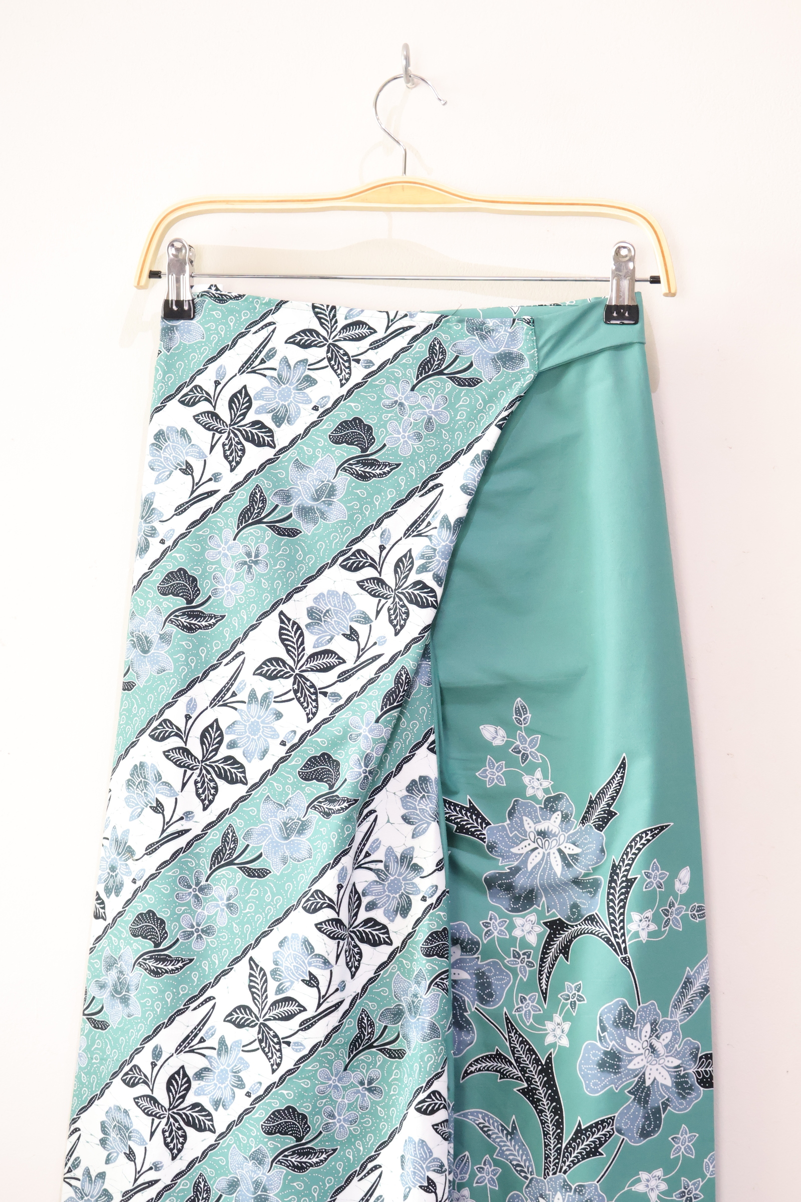 Batik Wrap Pants - Lagoon Wave [S-M]