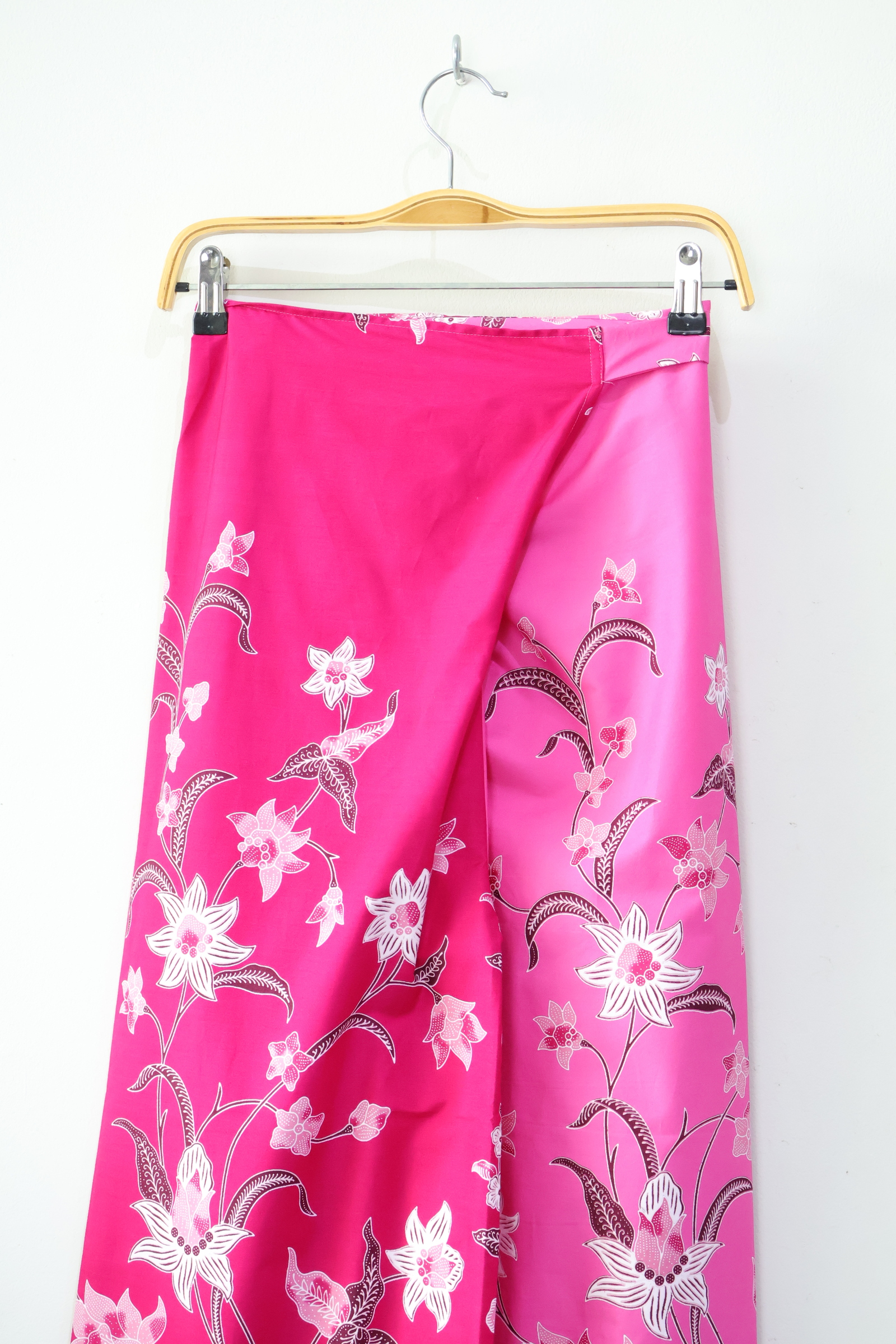 Batik Wrap Pants - Bubblegum