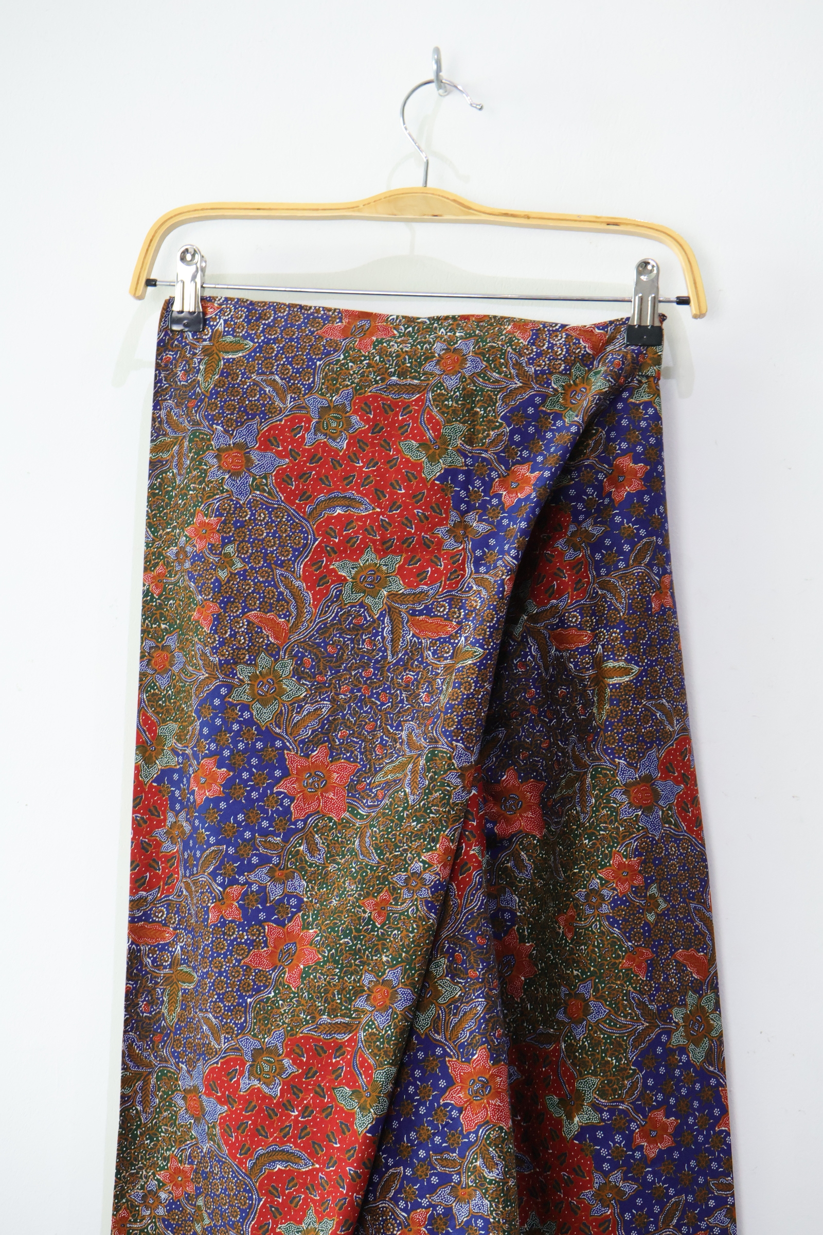 Batik Wrap Pants - Cherry [L-XL]