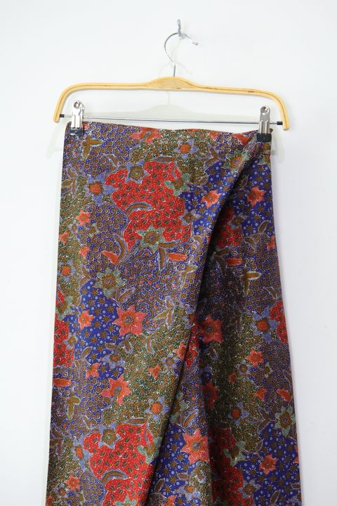 Batik Wrap Pants - Cherry [L-XL]