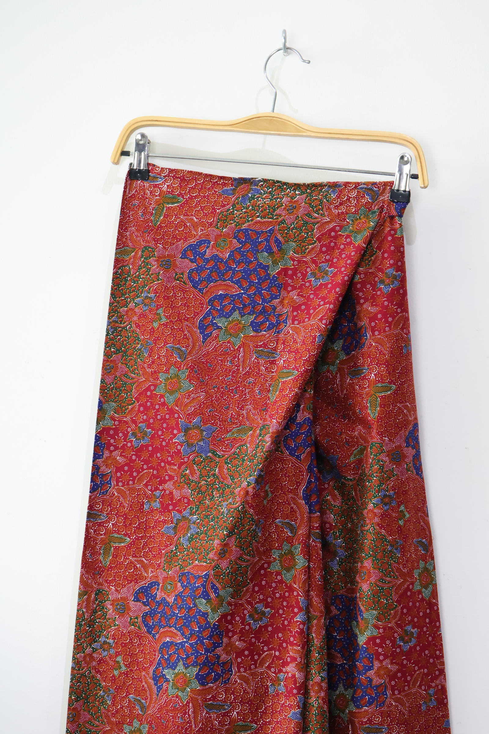 Batik Wrap Pants - Crimson [L-XL]